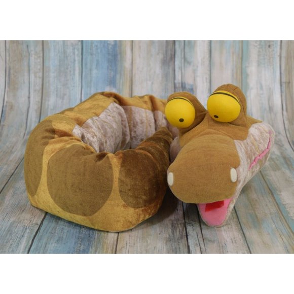 RARE Vtg Walt Disney World Jungle Book Kaa Snake 43" Python Plush Stuffed Animal - Picture 1 of 15
